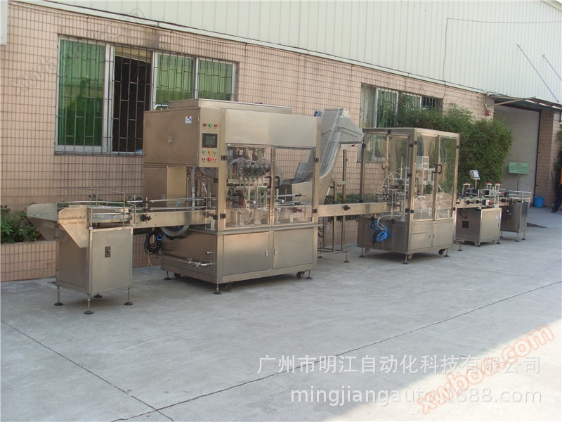 硫酸防爆灌装生产线 滴鼻剂止痒液灌装机药水多头防腐灌装机械示例图2