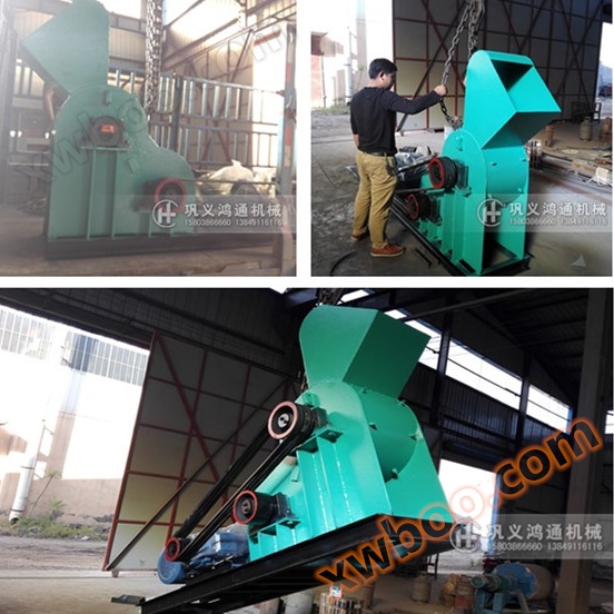 小型双级粉碎机发往江苏苏州,粉碎废旧耐火砖