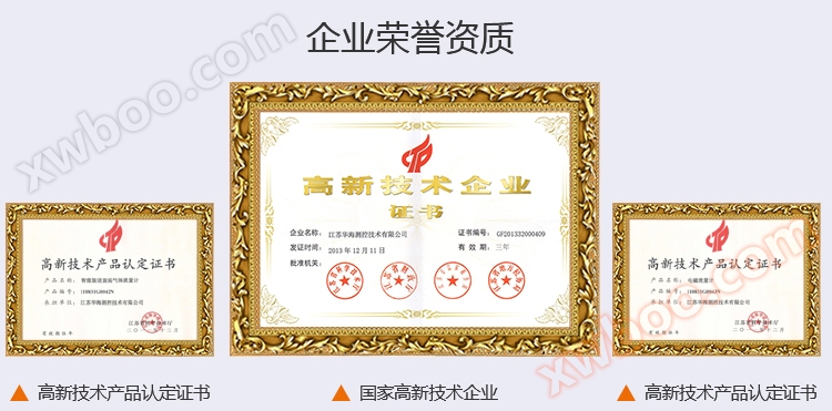 V锥流量计企业资质