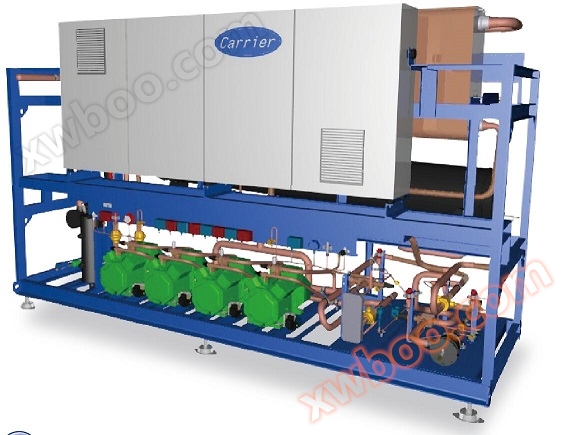 Carrier carbon dioxide cascade parallel compressor unit