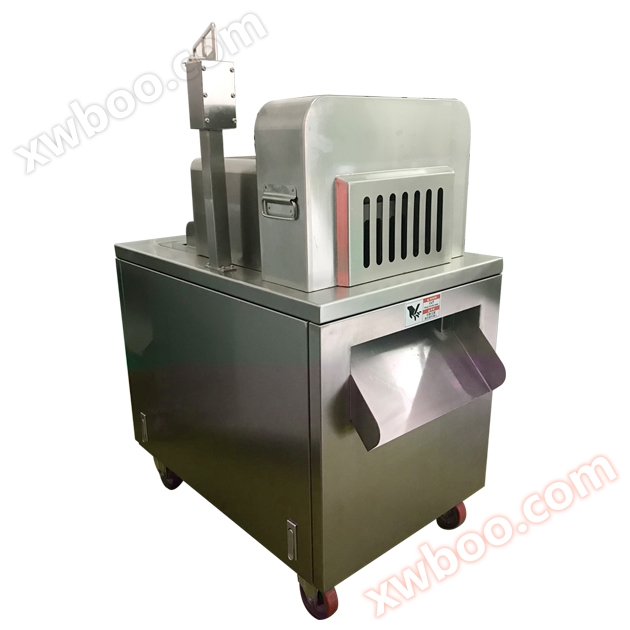 Two dimensional frozen meat slicer