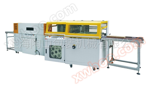 High speed fully automatic edge sealing machine+shrinking machine
