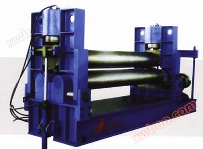 W11 mfululizo wa hydraulic tatu roller symmetrical roll mashine