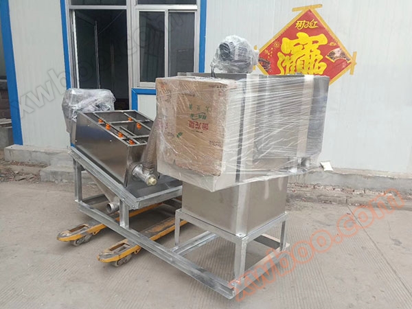 Electric control automatic stacking screw sludge dewatering machine stacking screw machine solid-liquid separation