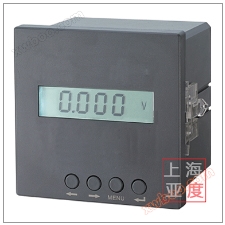 LCD single-phase voltmeter